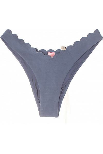 Hunkemoller Dámské Plavkové Kalhotky Modré Vykrojené Sexy Vel. M