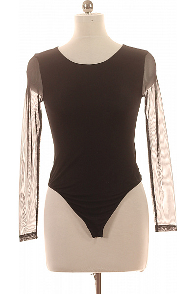 ONLY Dámské černé body s dlouhým rukávem ze síťoviny Velikost EU XS | ONLY | obrázek 2