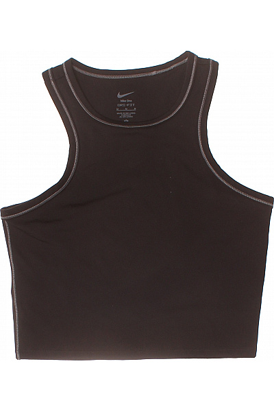Nike dámské černé tílko bez rukávů fitness crop top Vel. EU M | Nike | obrázek 2