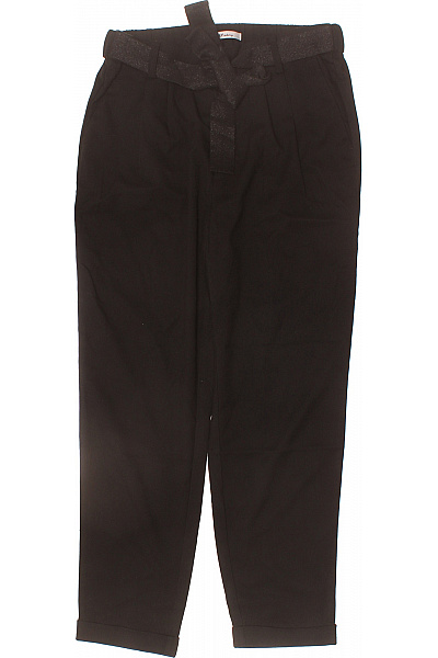 ONLY Dámské černé elegantní kalhoty s páskem a vysokým pasem Vel. EU M/32 | ONLY | obrázek 2