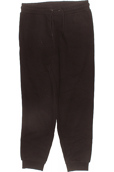 JACK & JONES Pánské Tepláky černé Volnočasové S Kapsami Velikost M