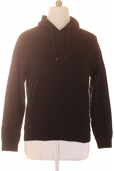 JACK & JONES Pánská černá mikina s kapucí a klokaní kapsou přes hlavu Vel. EU M | JACK & JONES | obrázek 2