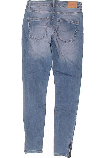 ONLY Dámské džíny skinny strečové modré se zipy Velikost 32 | ONLY | obrázek 2