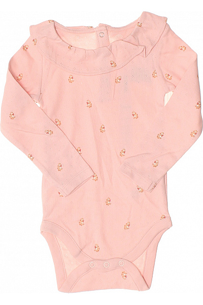 Next Růžové Body S Potiskem Holčiček Bavlněné Velikost 86 Cm