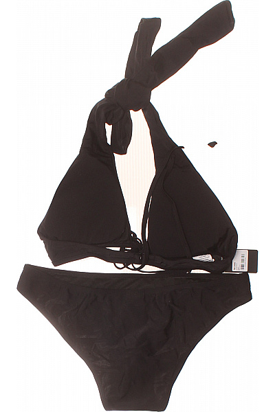 URBAN CLASSICS Dámské černé bikiny za krk na zavazování Vel. EU M | URBAN CLASSICS | obrázek 3