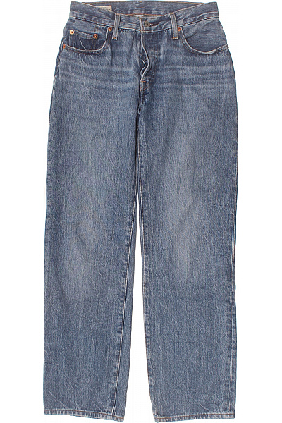 LEVIS Dámské Džíny Modré Vintage Rovné S Kapsami Vel. XS