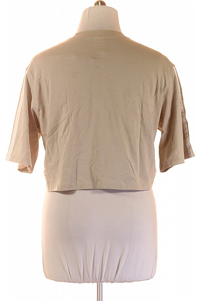 ADIDAS Dámské tričko krátký rukáv béžové basic crop top Velikost EU XL | ADIDAS | obrázek 2