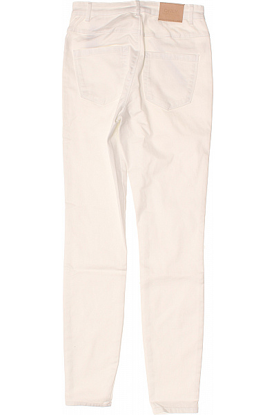 ONLY Dámské bílé bavlněné džíny skinny s vysokým pasem Velikost 32 | ONLY | obrázek 2