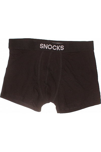 snocks Pánské bavlněné boxerky černé Vel. EU XL | snocks | obrázek 2