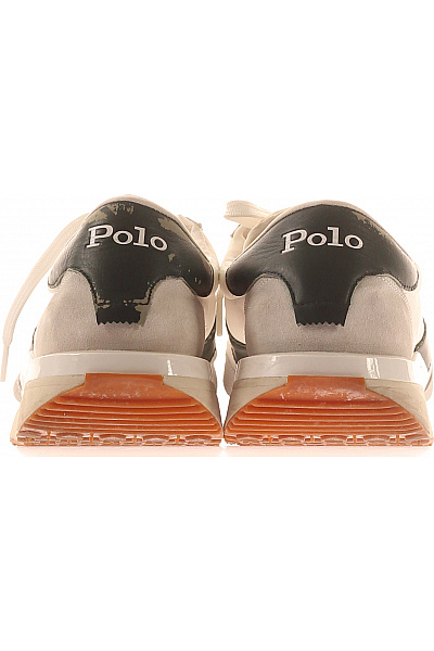 Ralph Lauren Pánské tenisky bílé semišové sportovní Vel. 45 | Ralph Lauren | obrázek 4