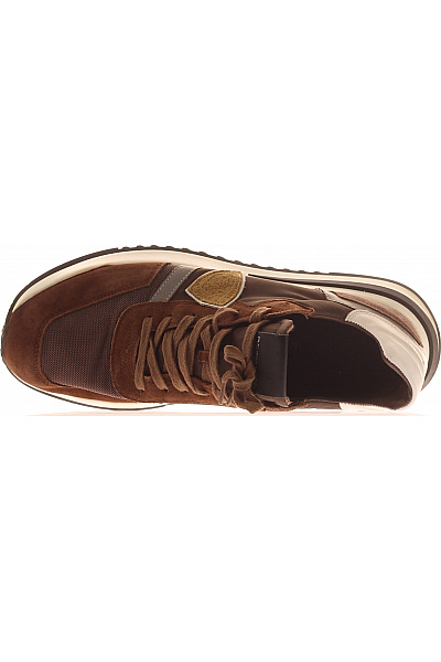 PHILIPPE MODEL Pánské hnědé semišové tenisky Velikost 45 | PHILIPPE MODEL | obrázek 2