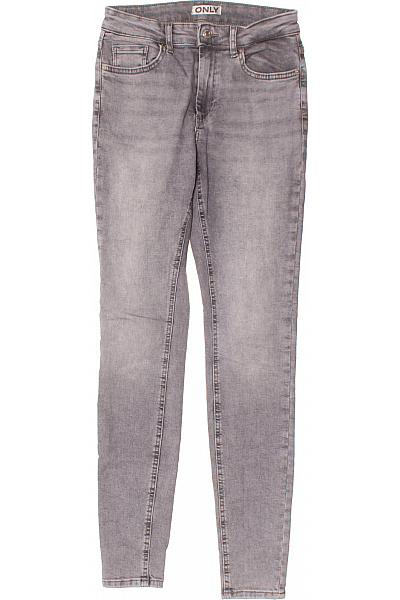 ONLY Dámské šedé Skinny Džíny Strečové Vel. EU M/32