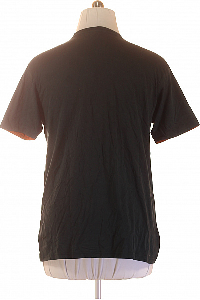 Pánské tričko s krátkým rukávem a výšivkou basic černé Vel. XL | Unimoda | obrázek 3