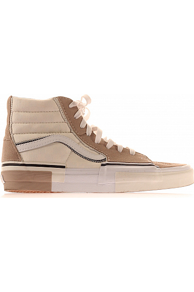 Vans Pánské Kotníkové Tenisky Béžové Semišové šněrovací Volnočasové Velikost 44