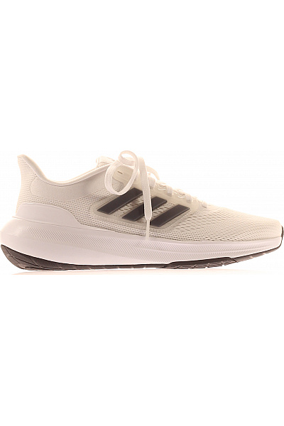 ADIDAS Pánské Běžecké Tenisky Bílé Textilní Prodyšné šněrovací Vel. 41.5