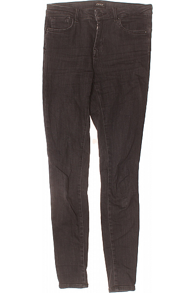 ONLY Dámské Strečové Skinny Džíny S Vysokým Pasem šedé Velikost EU M/34