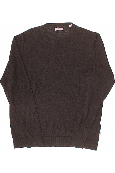 JACK & JONES Pánský svetr hnědý dlouhý rukáv basic Vel. L | JACK & JONES | obrázek 2