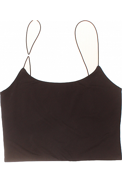 dámské černé tílko bez rukávů crop top Velikost 36 | Unimoda | obrázek 2