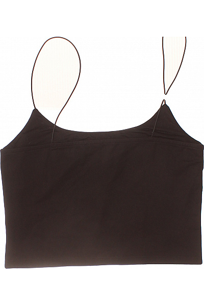 dámské černé tílko bez rukávů crop top Velikost 36 | Unimoda | obrázek 3