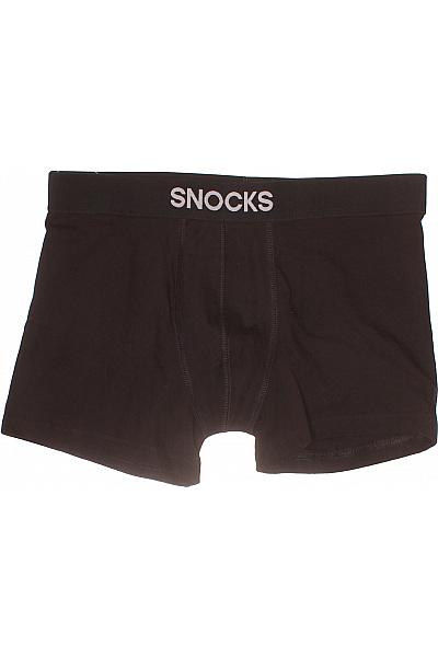 snocks Pánské bavlněné boxerky černé | snocks | obrázek 2