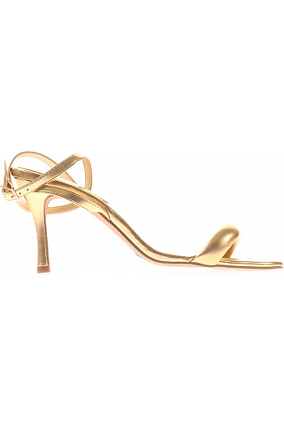 Asos Dámské Zlaté Sandály Na Podpatku Elegantní Letní Velikost 41