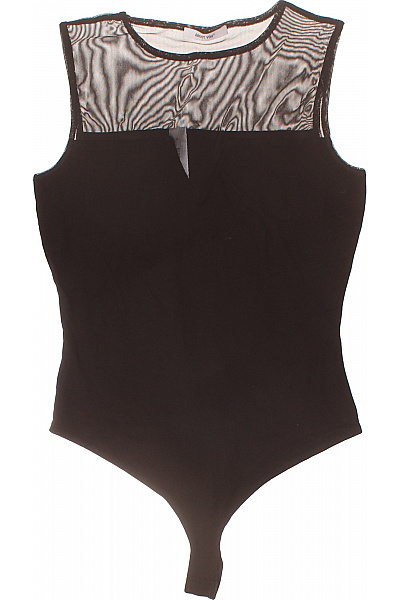 dámské černé body s průhledným vzorovaným topem Velikost EU 36 | Unimoda | obrázek 2