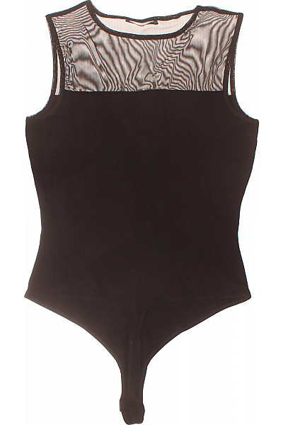 dámské černé body s průhledným vzorovaným topem Velikost EU 36 | Unimoda | obrázek 3