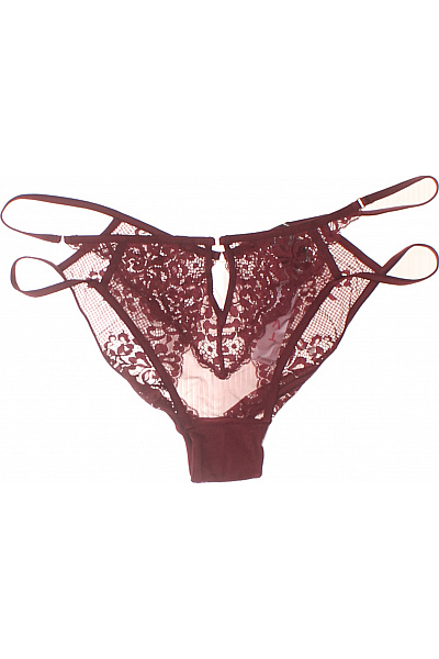 Dámské krajkové kalhotky červené Vel. XL | Unimoda | obrázek 2