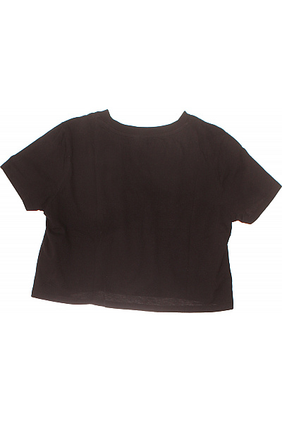PIECES Dámské bavlněné tričko s krátkým rukávem černé crop top basic Velikost EU XS | PIECES | obrázek 3
