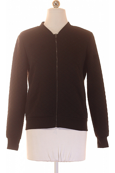 ONLY Dámská bomber mikina černá s dlouhým rukávem na zip Vel. EU S | ONLY | obrázek 2