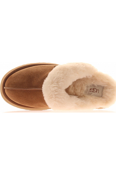 UGG Dámské hnědé nazouvací pantofle s kožíškem Velikost 39 | UGG | obrázek 2