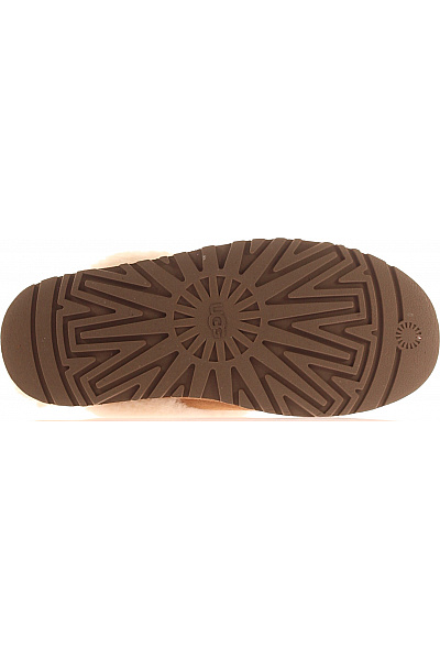 UGG Dámské hnědé nazouvací pantofle s kožíškem Velikost 39 | UGG | obrázek 3