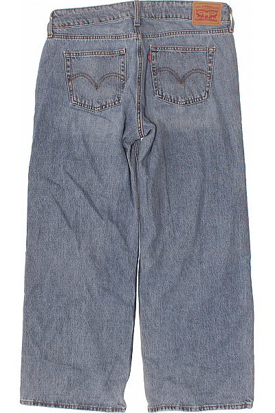 LEVIS Dámské džíny volné modré bavlněné seprané Velikost W31/L30 | LEVIS | obrázek 2
