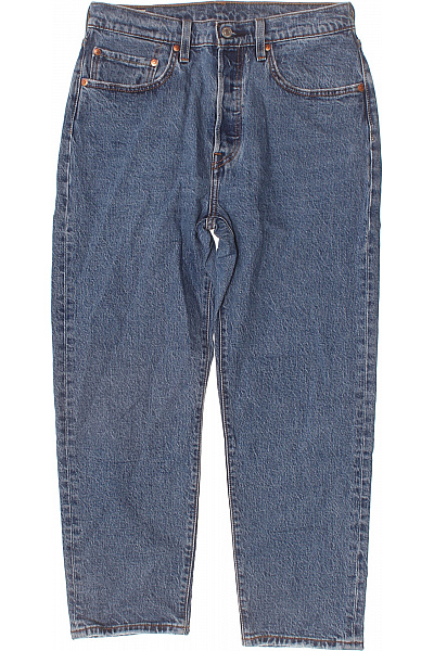 LEVIS Dámské Džíny Modré Rovné S Kapsami Vintage Velikost W30/L26