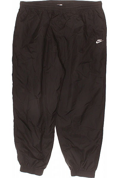 Nike Pánské černé Sportovní Volnočasové Kalhoty Nylonové Vel. EU XXL