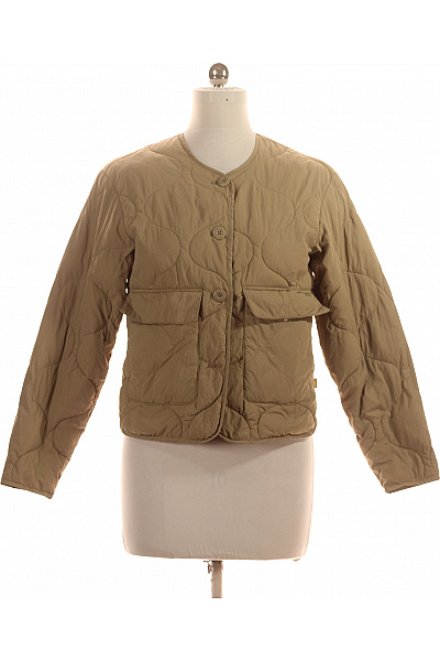 JJXX Dámská prošívaná bunda khaki krátká army styl Velikost EU XS | JJXX | obrázek 2