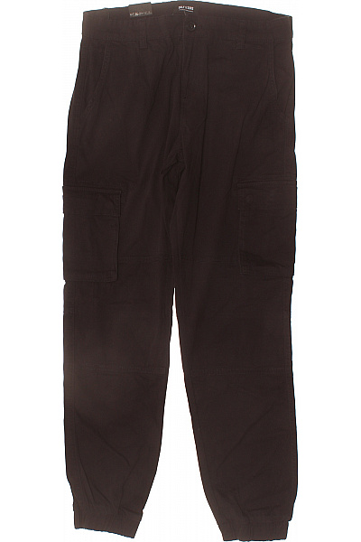 ONLY & SONS Pánské Cargo Kalhoty Bavlněné Volnočasové Hnědé S Kapsami Vel. EU 32/34