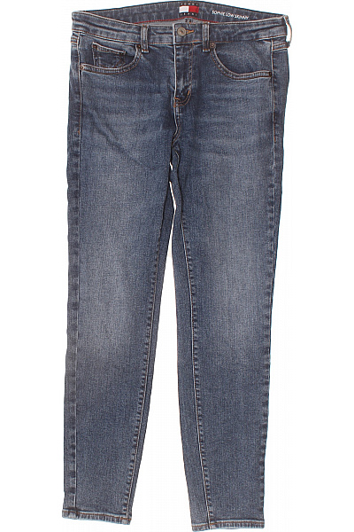 TOMMY HILFIGER Dámské Džíny Skinny Strečové Modré Vel. EU 27/28