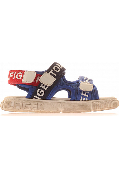 TOMMY HILFIGER Sandály Textilní Sportovní Na Platformě Letní Vel. 29