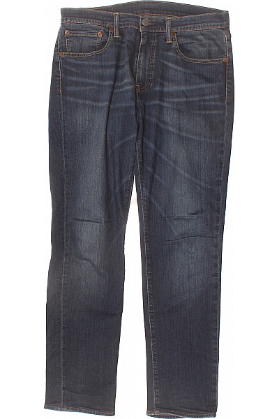 LEVIS Pánské Džíny Modré Rovné Strečové Velikost EU W32/L34