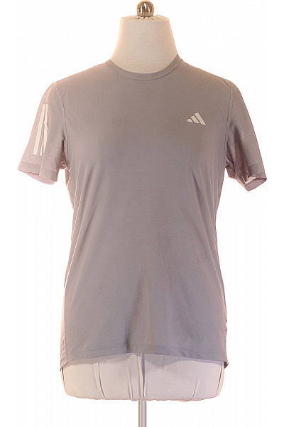ADIDAS Pánské Tričko S Krátkým Rukávem Fitness šedé Velikost L