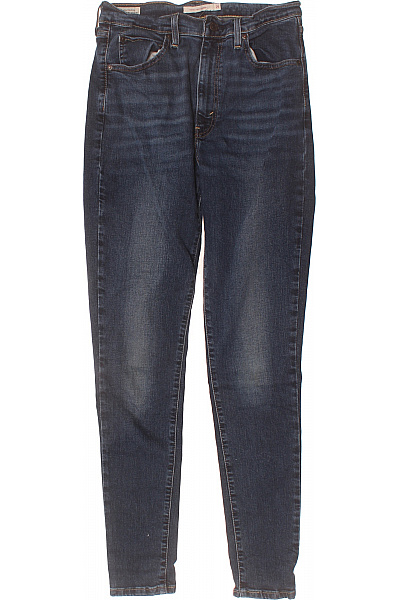 LEVIS Dámské Džíny Strečové S Vysokým Pasem Modré Velikost EU 29
