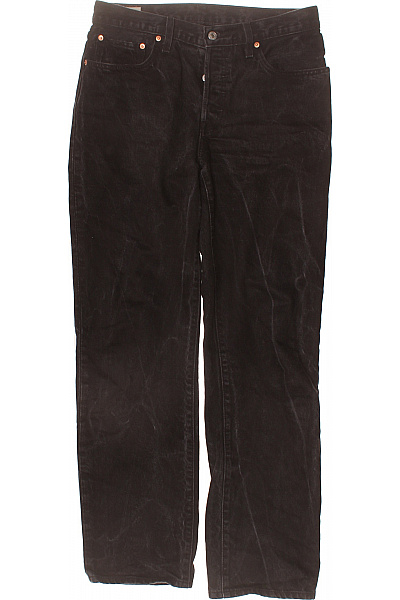 LEVIS Pánské černé Džíny Rovné S Kapsami Vel. EU W30/L34