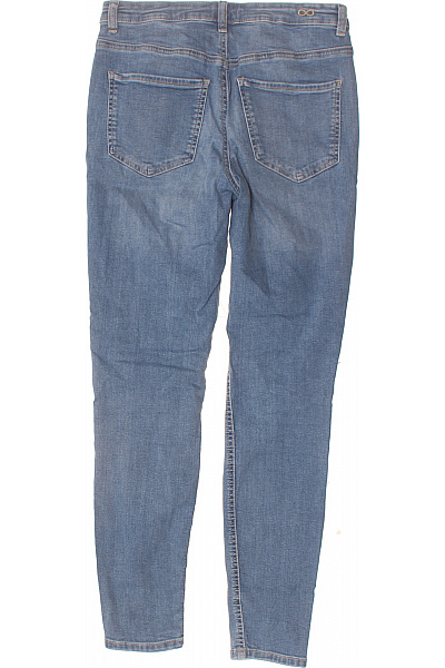 JDY Dámské džíny modré strečové skinny s vysokým pasem Velikost EU M/L34 | JDY | obrázek 2