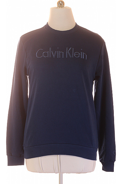Calvin Klein modrá mikina s dlouhým rukávem a potiskem přes hlavu Vel. EU XXL | Calvin Klein | obrázek 2