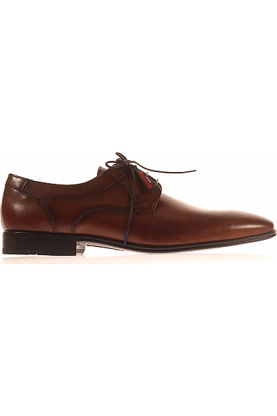 LLOYD Pánské Hnědé Elegantní šněrovací Polobotky Vel. EU 42.5
