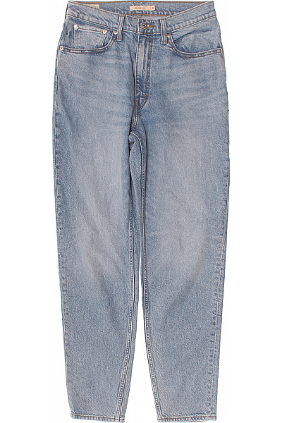 LEVIS Dámské Džíny Modré Volné S Vysokým Pasem Vel. EU 30