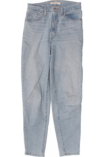 LEVIS Dámské Džíny Modré Volné S Vysokým Pasem Vel. EU 27