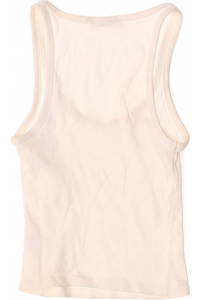 Bershka dámské bavlněné tílko basic bez rukávů Velikost EU XS | Bershka | obrázek 3