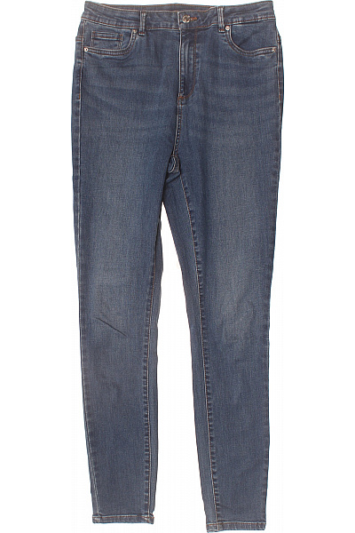 VERO MODA Dámské Modré Strečové Džíny Skinny S Vysokým Pasem Velikost EU L/32